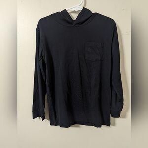 NWOT Muse Threads Black Bamboo Hoodie size 6/7